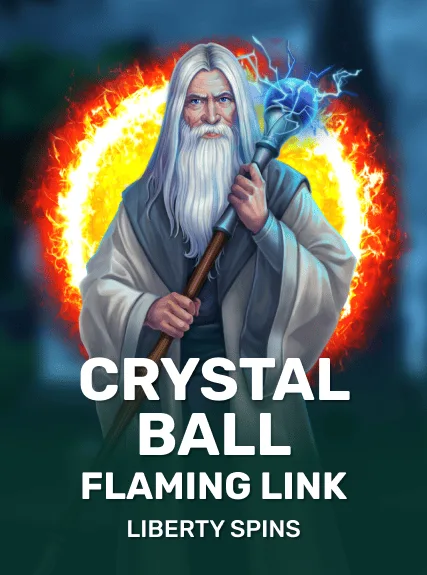 Crystal Ball Flaming Link game tile